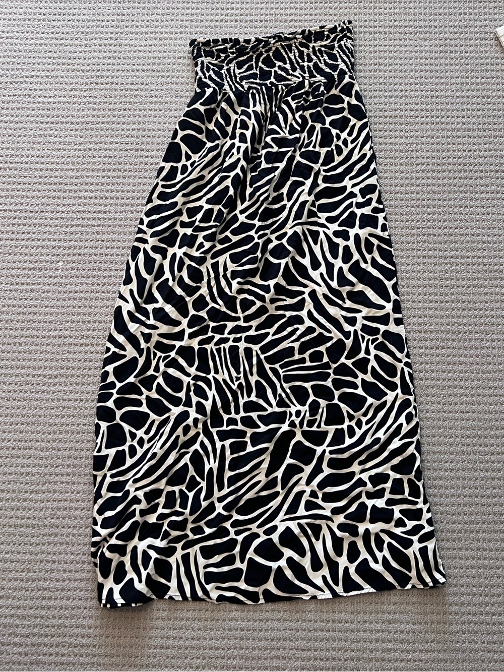 George Black and Cream Printed Dress